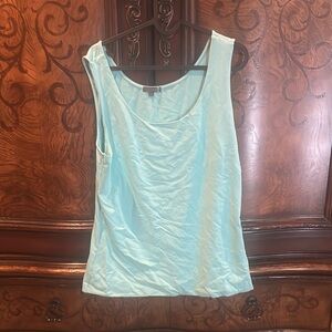 JudyP aqua Blue Sleeveless Women's Tank